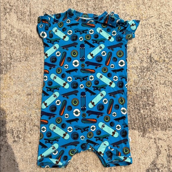 Posh Peanut Other - Posh Peanut Vibrant Blue Skateboard Bodysuit